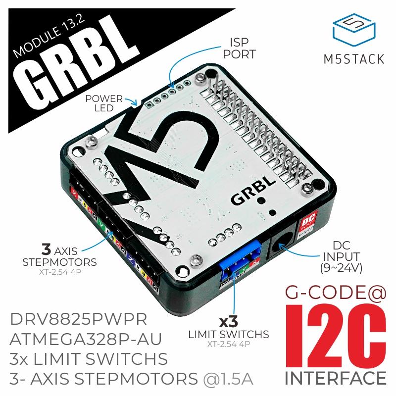 M5Stack - M5スタック公式grblモジュール13.2 stepMotorドライバー (drv8825)