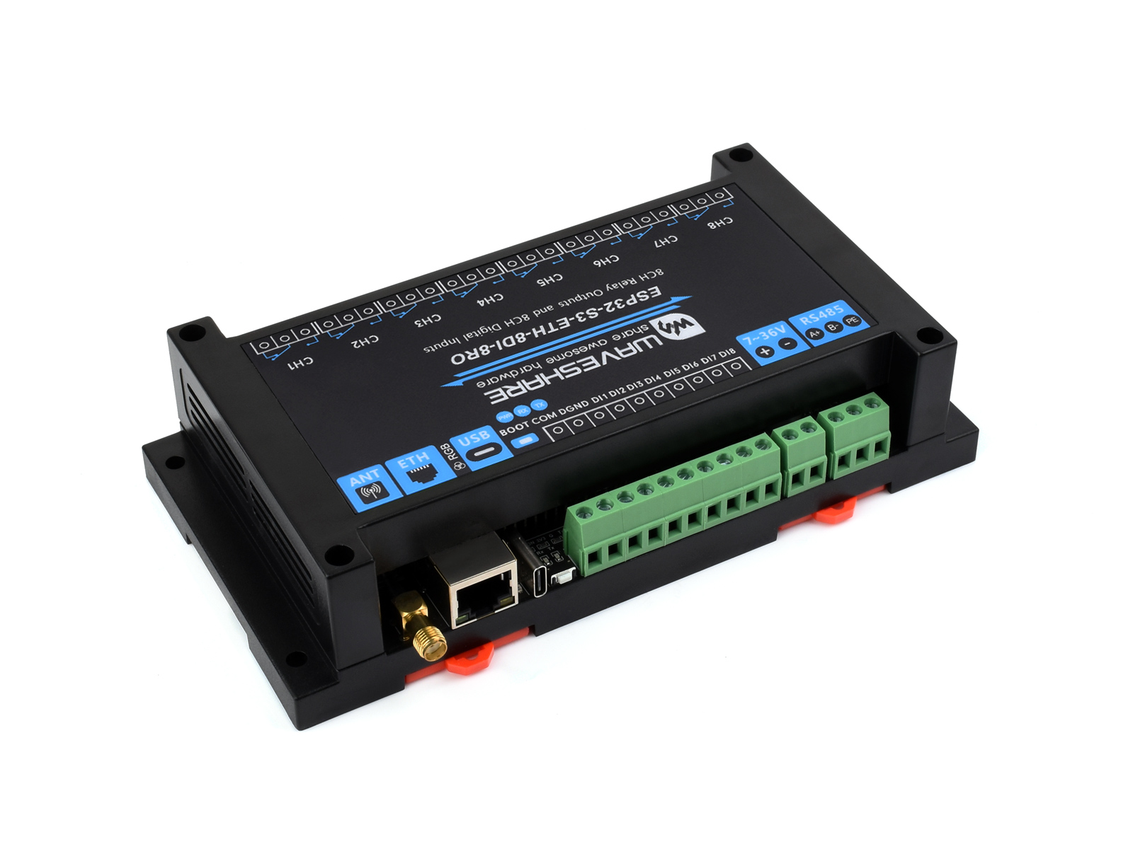 Waveshare 産業用 8 チャンネル ESP32-S3 - Waveshare Esp32 のレビューと価格
