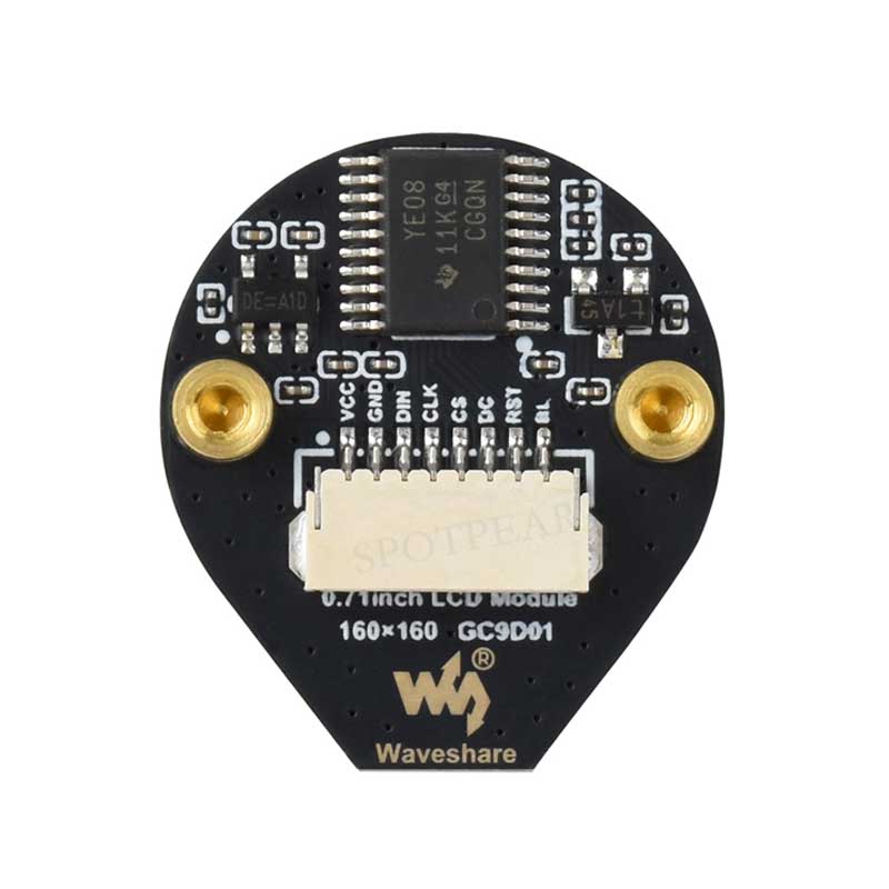 Waveshare-ダブルアイラウンドLCDディスプレイモジ - Waveshare Esp32 のレビューと価格