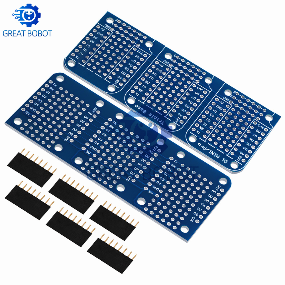 BS トリプルシールド WeMos D1 ミニ両面パーフボー - Wemos D1 Mini のレビューと価格