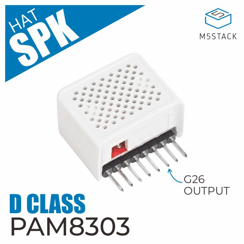 M5スタック公式m5stickcスピーカーハット (pam8 - M5Stack Core2 のレビューと価格