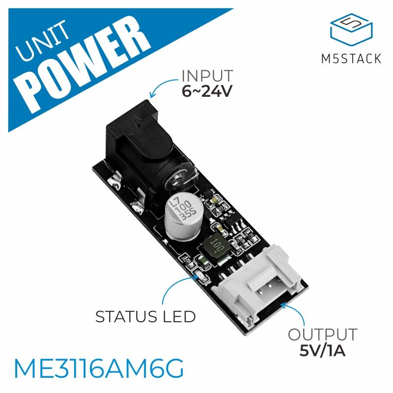M5Stack 公式 5V 降圧コンバータユニット (ME3 - M5Stack のレビューと価格