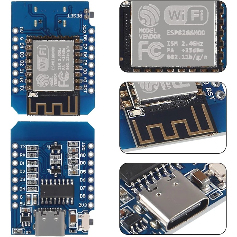 ESP8266 ESP-12F MINI D1 NodeMC - Nodemcuv2 のレビューと価格