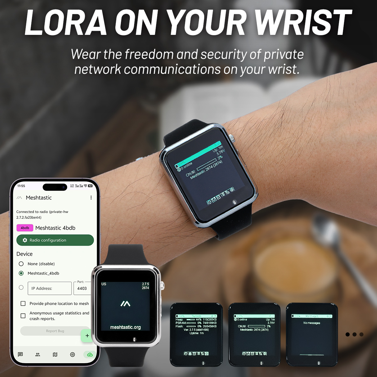 LILYGO T Watch S3 Lora Meshtas - Ttgo T Watch のレビューと価格