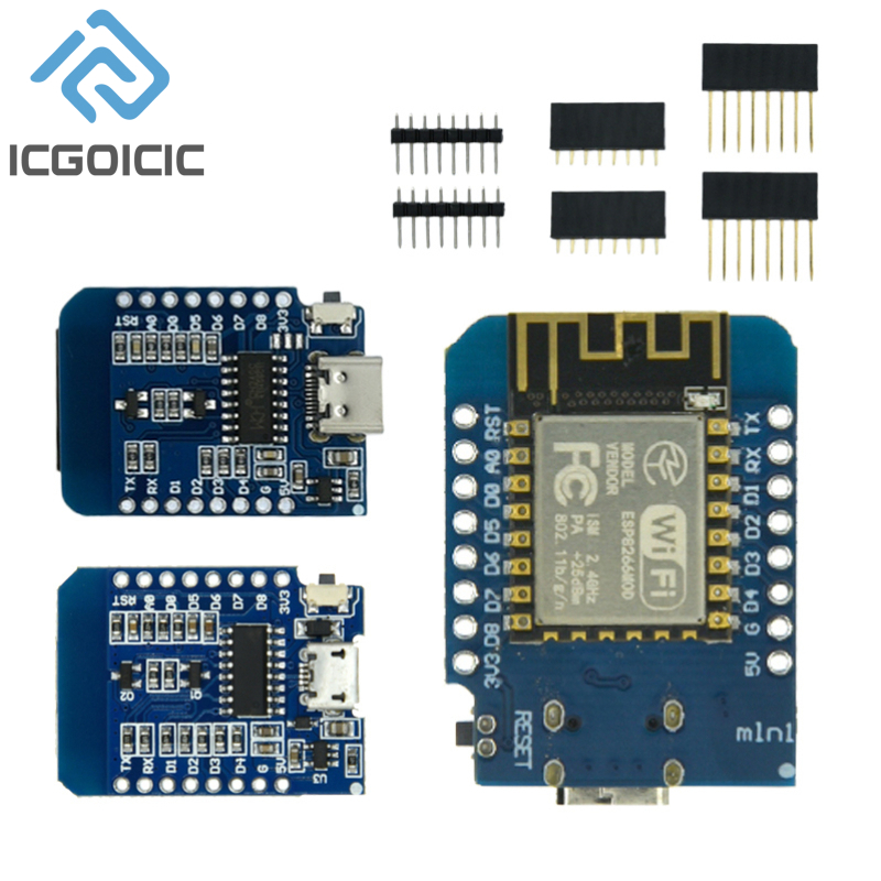 Mini-nodemcu d1開発ボード,4mバイト,wif - Wemos D1 のレビューと価格