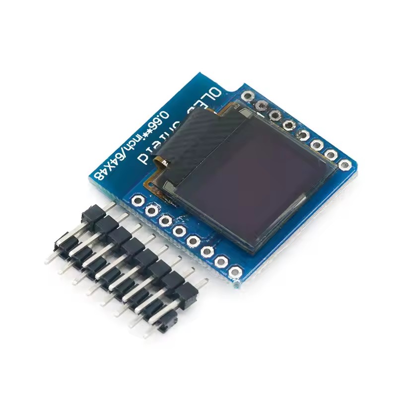小型0.66インチ 64x48 SSD1306 I2C OL - Wemos D1 のレビューと価格